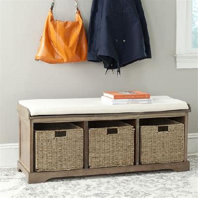 Benches With Bag Basket