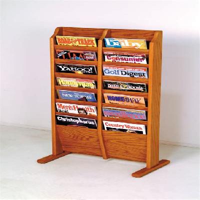Library Magazine Display Rack