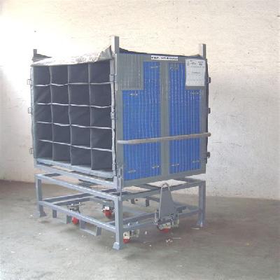 Mild Steel Dunnage Partition Trolley