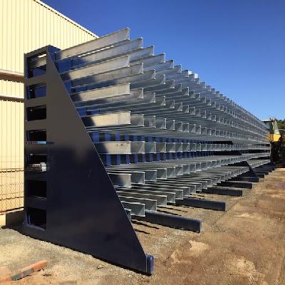 Mild Steel Steel Rack Fabrication Work