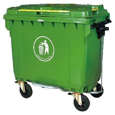 660L Plastic Wheeled Garbage Bin