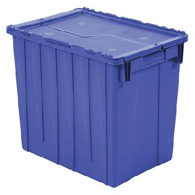 Blue Attached Lid Container