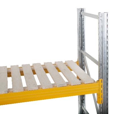 Pallet Rack With Wood Decking
