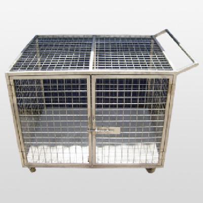 SS Industrial Storage Cage Trolley