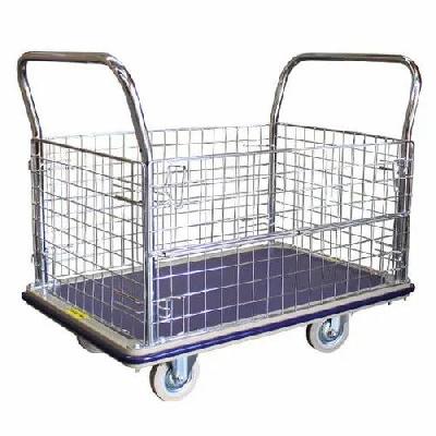 Stainless Steel Cage Wheel Trolley
