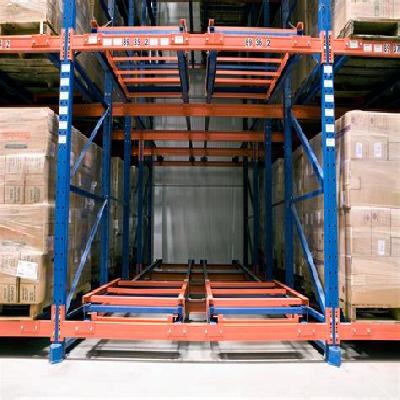 Push Back Storage Rack