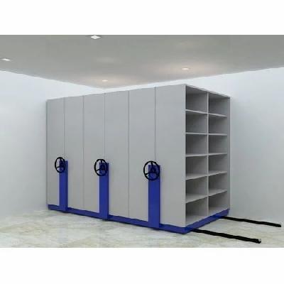 White Mobile Storage Compactor