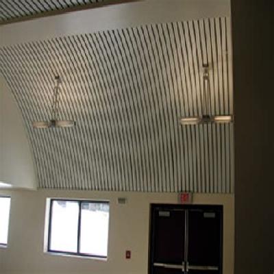 Curved Metal Ceiling