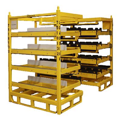 MS Storage Rack Fabrication Service