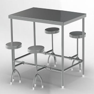 Canteen Table With Folding Stool