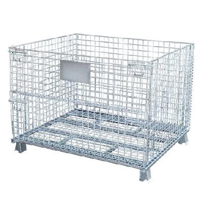 Folding Wire Mesh Cage Container
