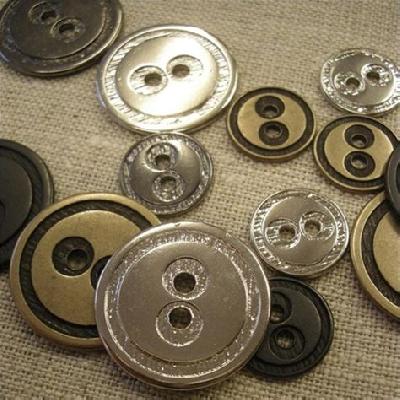 2 Hole Metal Button