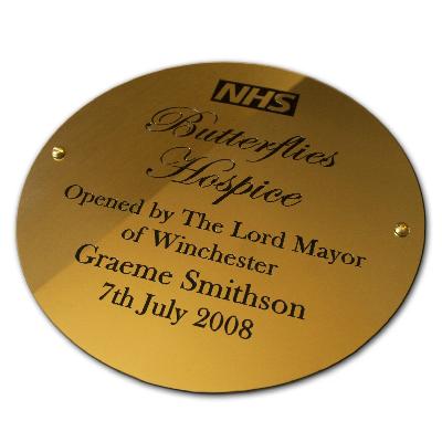 Brass Logo Plates
