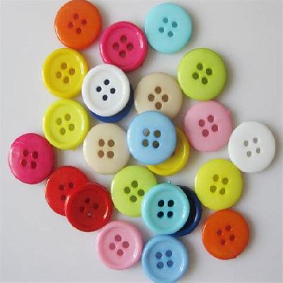 Colored Plastic Garment Button