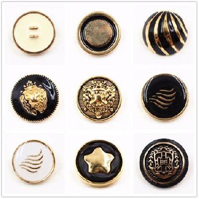 Metal Fancy Coat Button