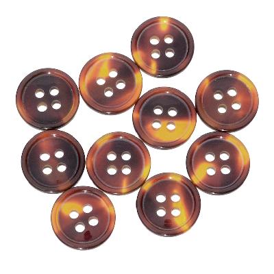Polyester 4 Hole Garment Button