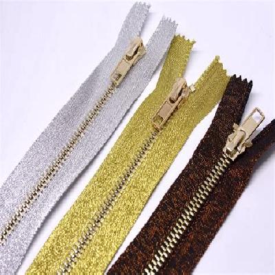 Golden Silver Zips