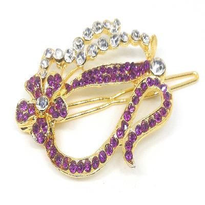 Girls Fashion Side Pin With Moti 