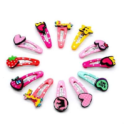 Hair Clips With Cartoon Figure