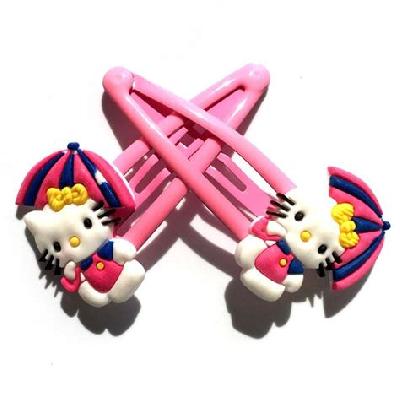 Hair Clips With Ketty Figure