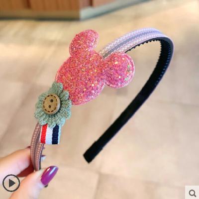 Plastic Fur Mickey Mouse Hair Band