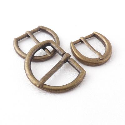 Round Brass Adjuster Buckle