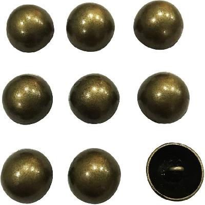 Round Brass Button