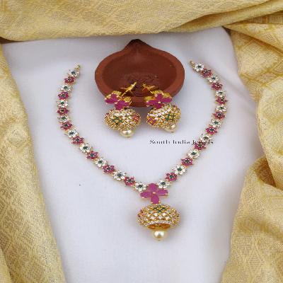 Flower Design Necklace