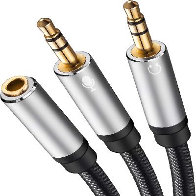 Audio Headphone Splitter Cable