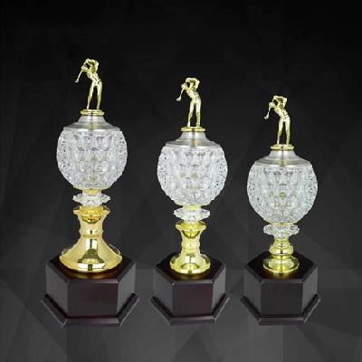 Crystal Golf Trophy