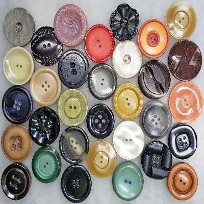Fancy Plastic Button