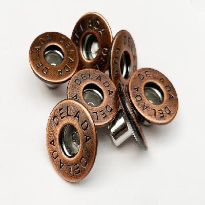 Solid Jeans Button