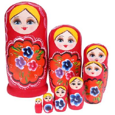 Russian Doll Red