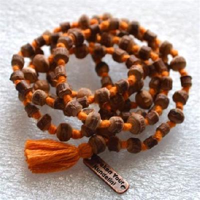 Tulsi Mala With  Orange Thread