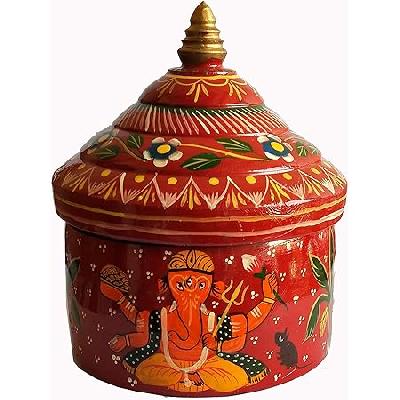 Wood Sindoor Box