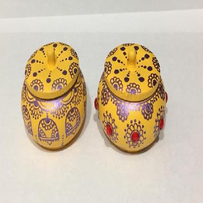 Wooden Kumkum Box