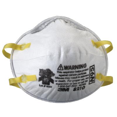3m Particulate Respirator 8210 N95 White Mask