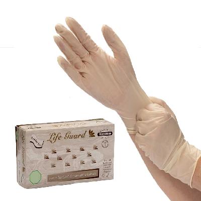 Pink Care Latex Examination Gloves, 80 Pc In One Box