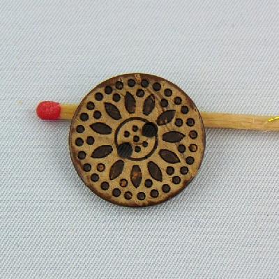 Coconut Engrave Button
