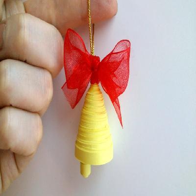 Paper Bell Pin