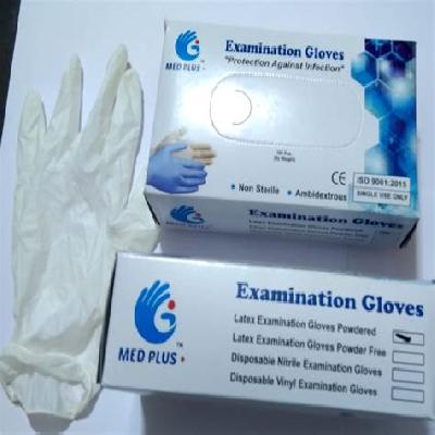 Latex Examination Hand Gloves
