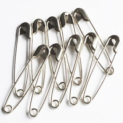 Silver Safety Pins