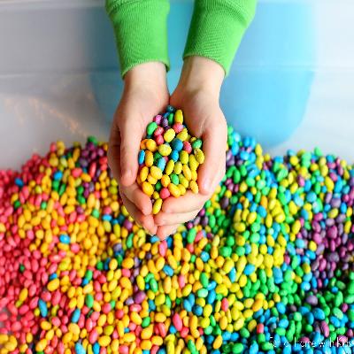 Colour Thermocol Beans