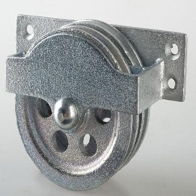 8 Inch Double Block Rope Pulley