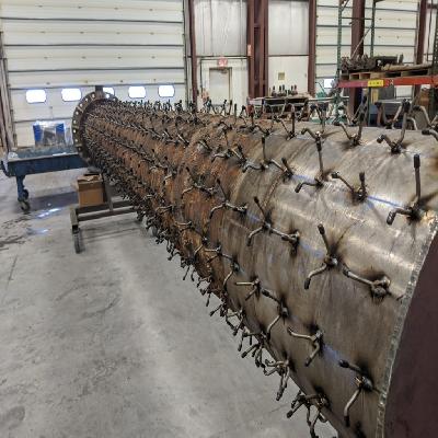 50 TPD Central Burner Pipe Kiln
