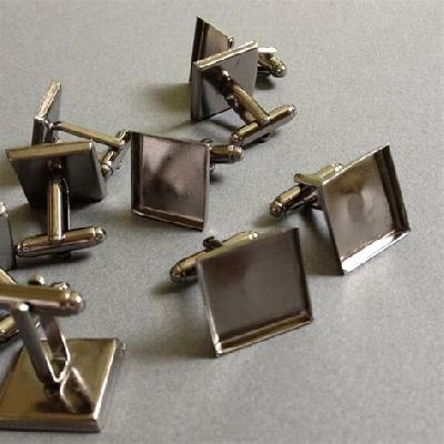 Gunmetal Square Bras 