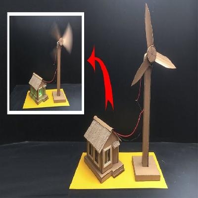 Wind Mill Generator, Science Learning Project