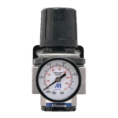 Mindman Pneumatic Regulator With Gauge And Clamp