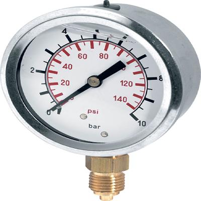 POINTER High Pressure Glycerin filled Pressure Gauge