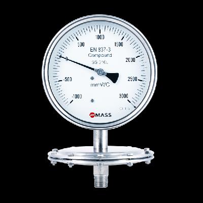 Pointer Schaffer Low Pressure Diaphragm Type Pressure Gauge